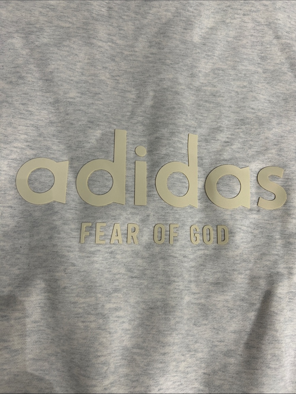adidas / FEAR OF GOD Heather Grey / Cream jacket